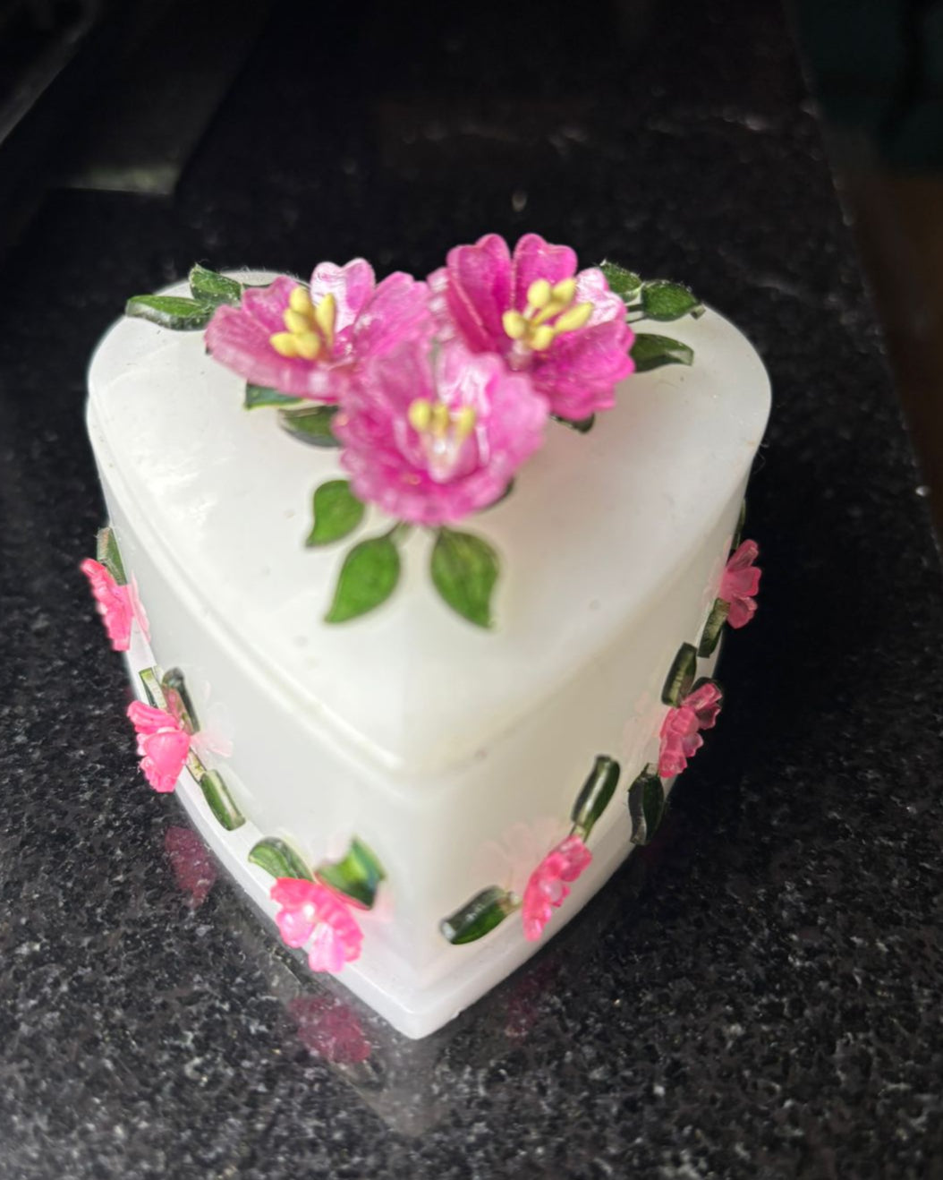 Heart Resin Jewelry Box