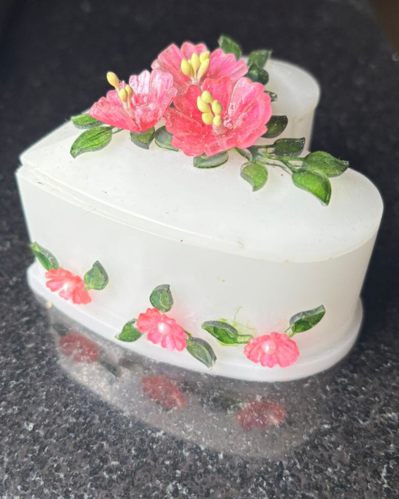 Heart Resin Jewelry Box