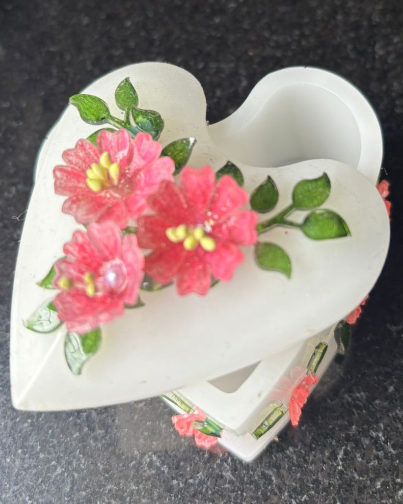 Heart Resin Jewelry Box